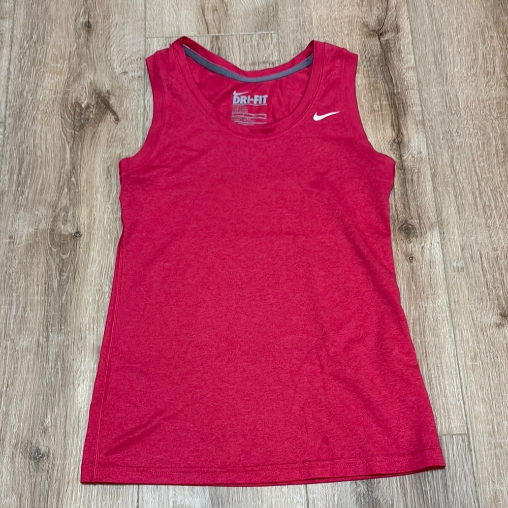 Nike Dri-FIT Red Tank Top
